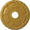Ekena Millwork Kendall Train Station Medallion (Canopies up to 3 7/8"), 18 1/2"OD x 3 7/8"ID x 1"P, Iridescent Gold CM18KDIGS - alternate 1